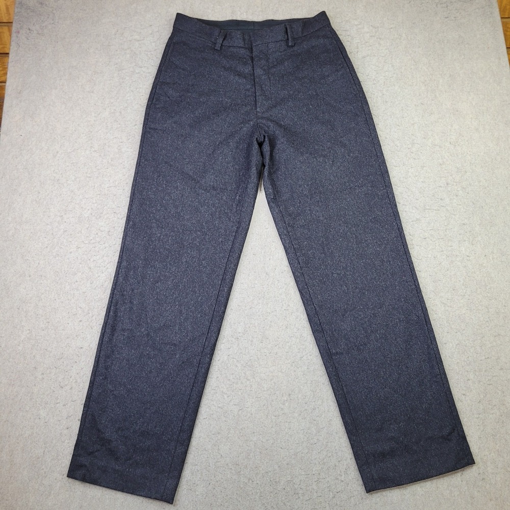 Banana Republic Emerson Wool Blend Chino Pants Mens Black Fits 30x30 (Tag 33x30)